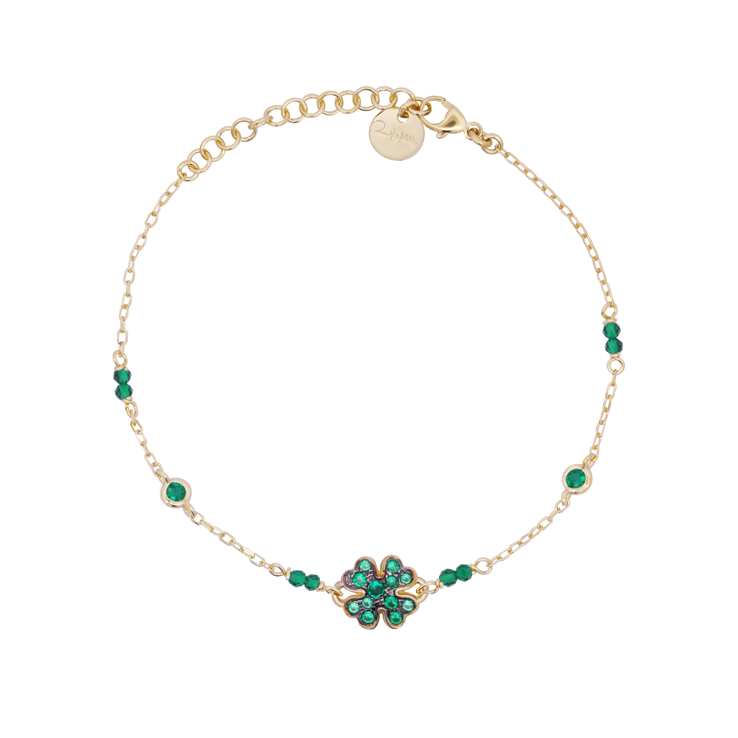 Bracciale Catena Castoni Colorati Pavè - Stardust Ten