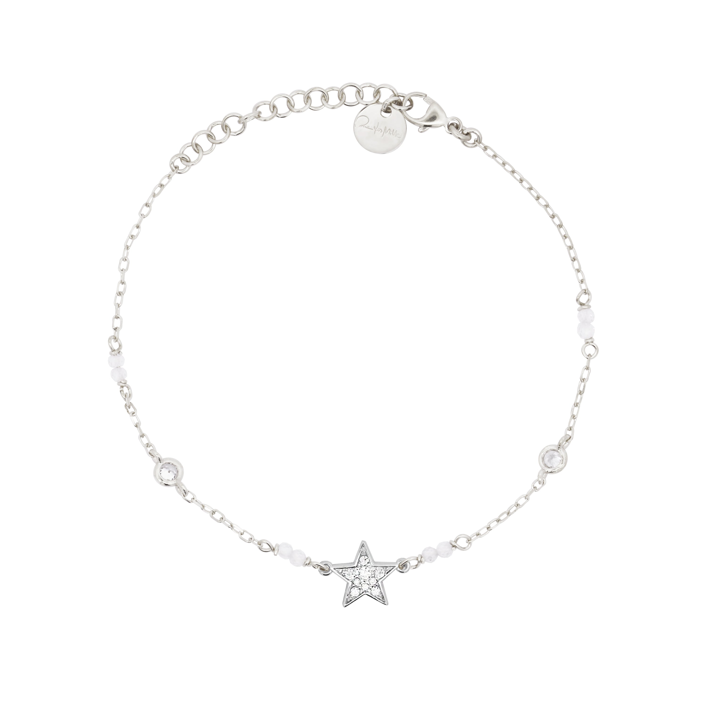 Bracciale Catena Castoni Stella Small Pavè - Stardust Ten