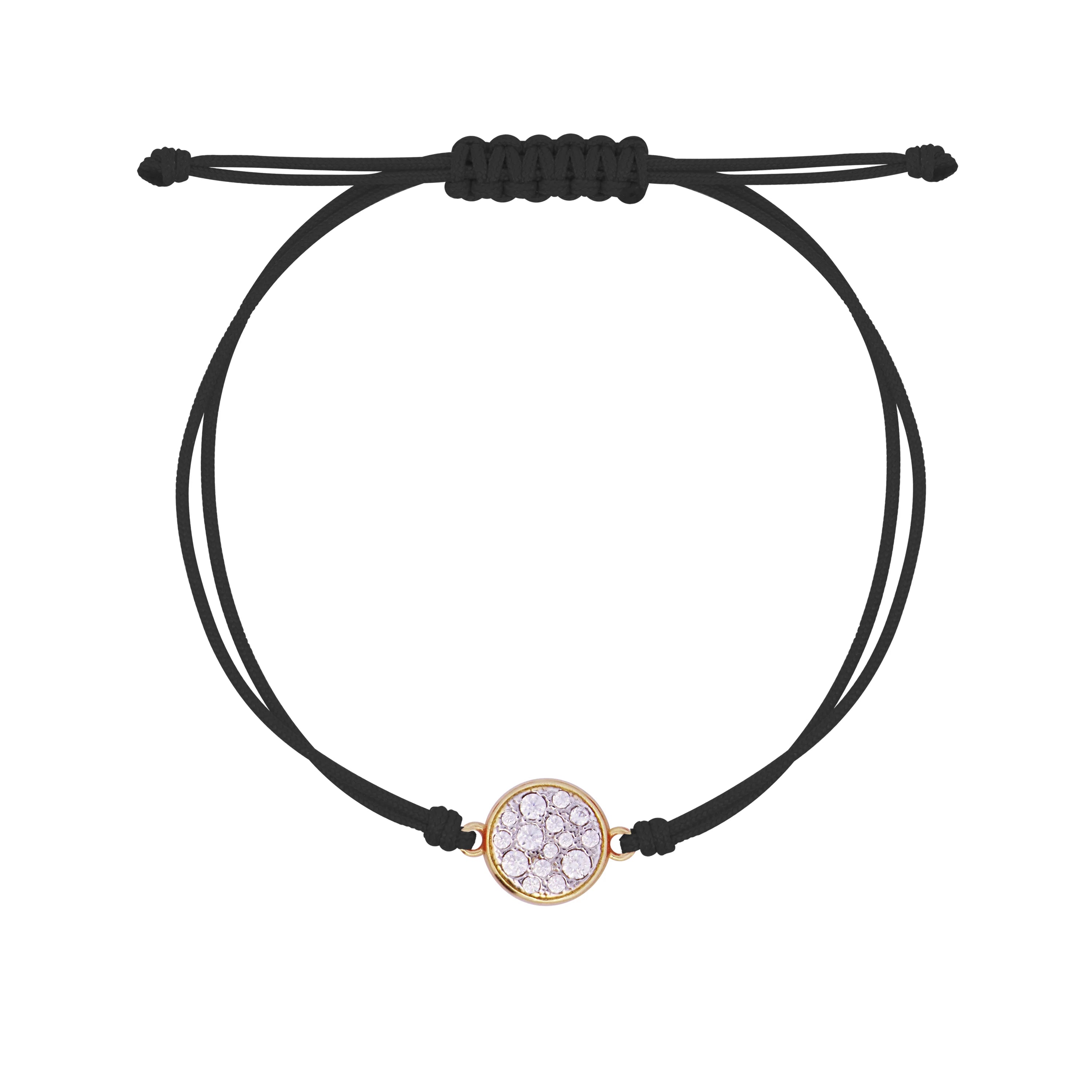 Bracciale Tessuto Cerchio Small Pavè - Stardust Ten