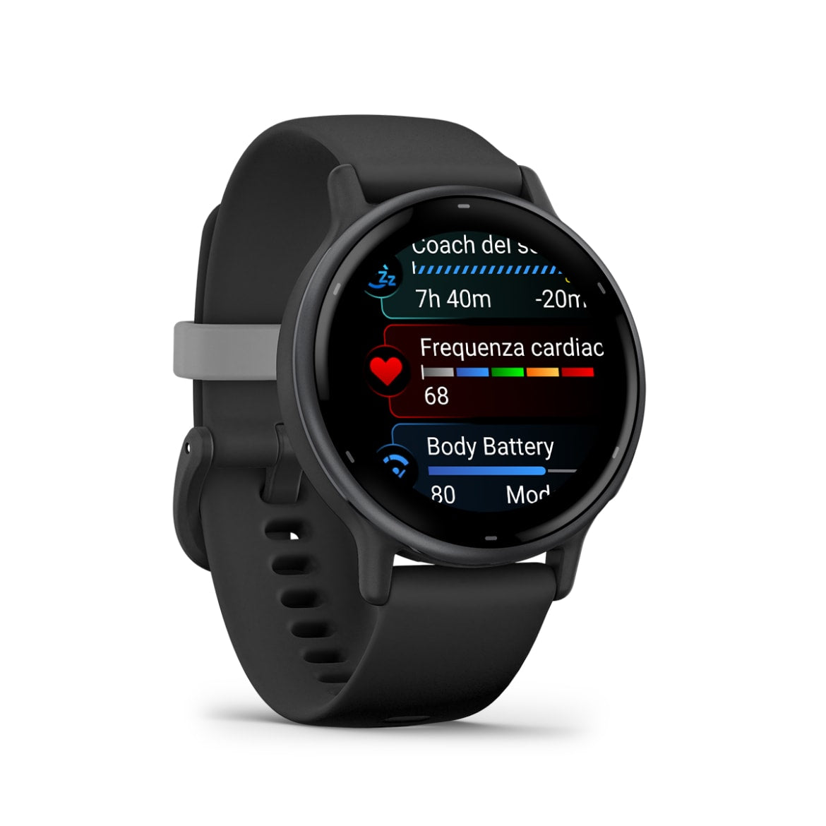 Garmin vívoactive® 5 - Black & Slate con cinturino in silicone - 010-02862-10 - 03
