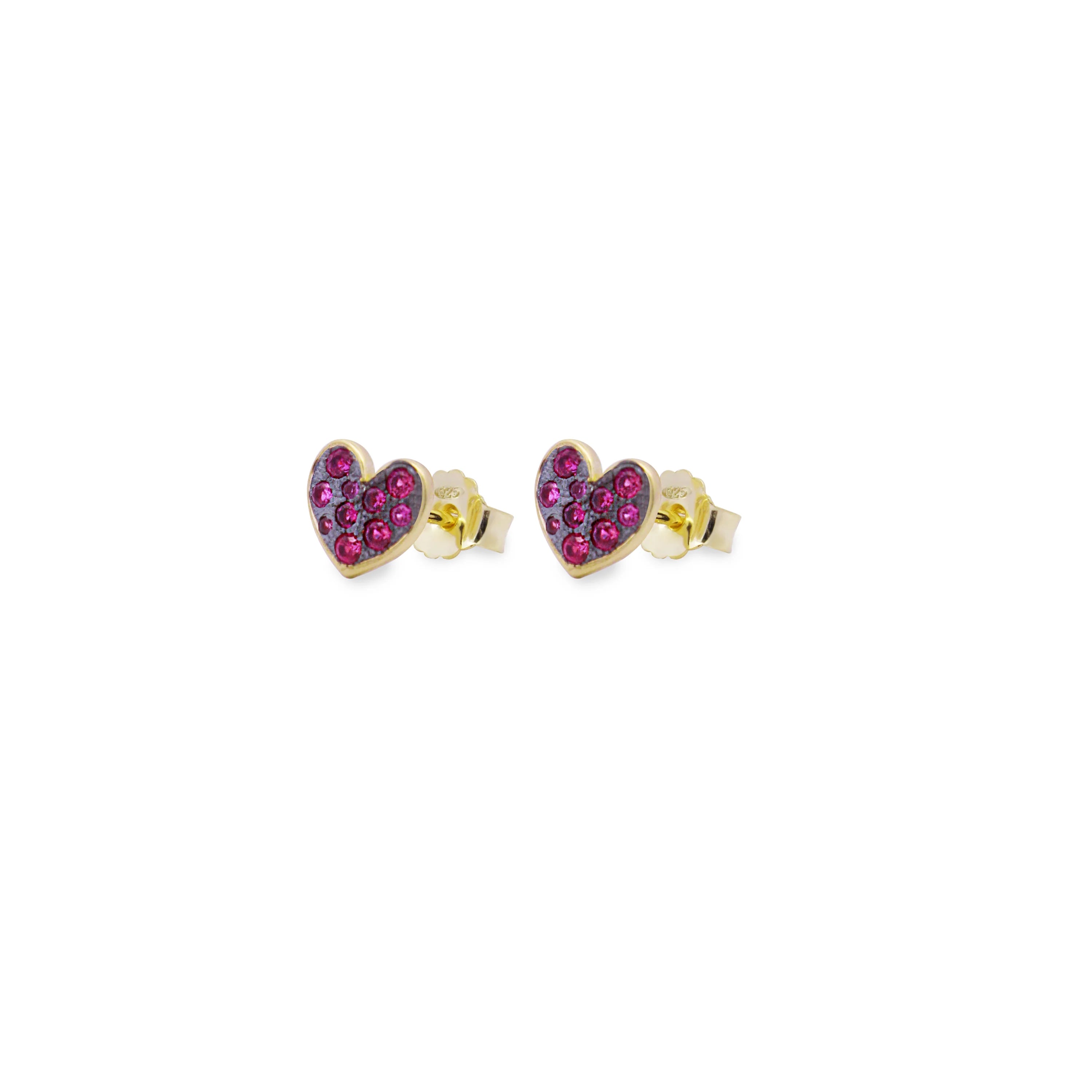 Orecchini Lobo Pavè Small Zirconi Colorati - Stardust Ten