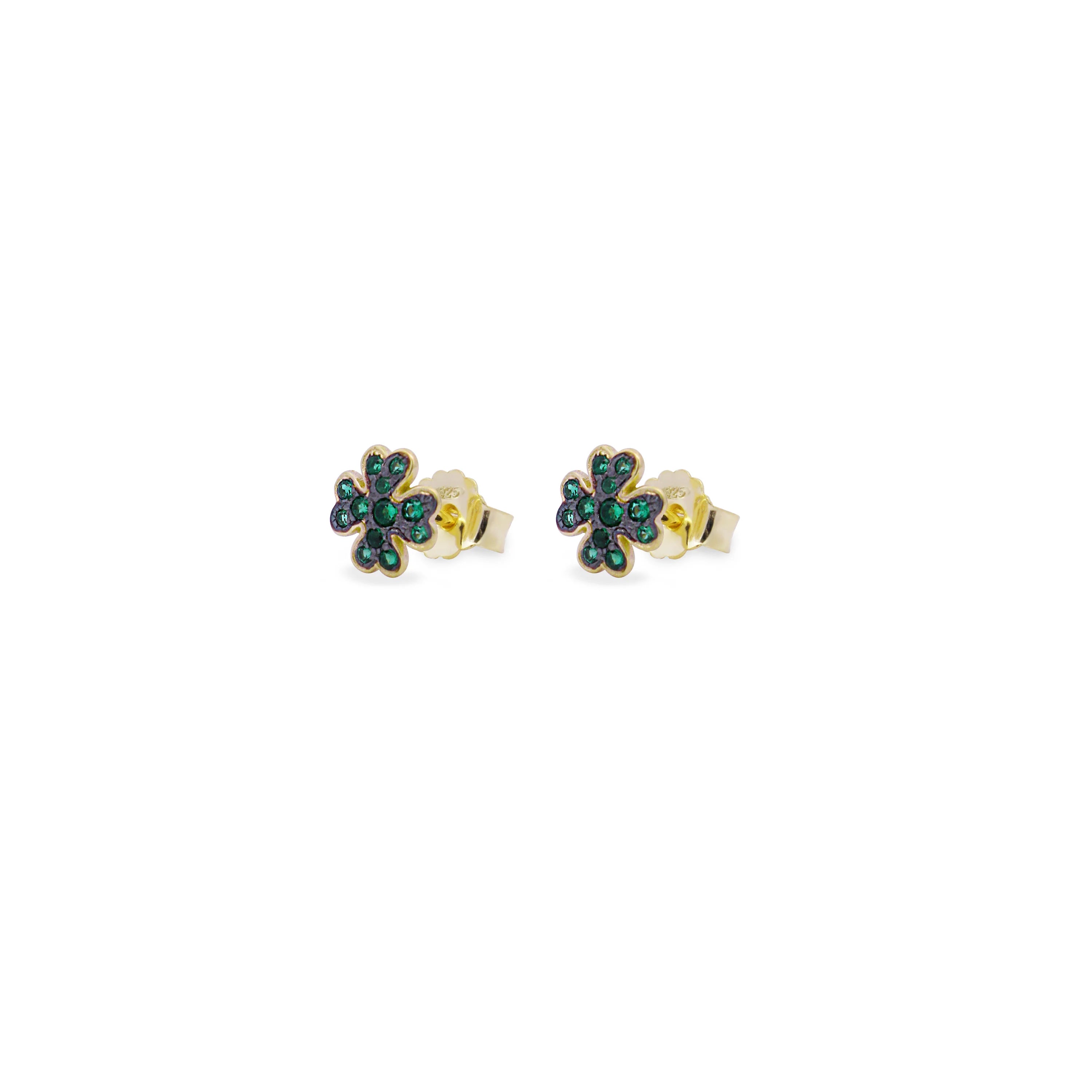 Orecchini Lobo Pavè Small Zirconi Colorati - Stardust Ten