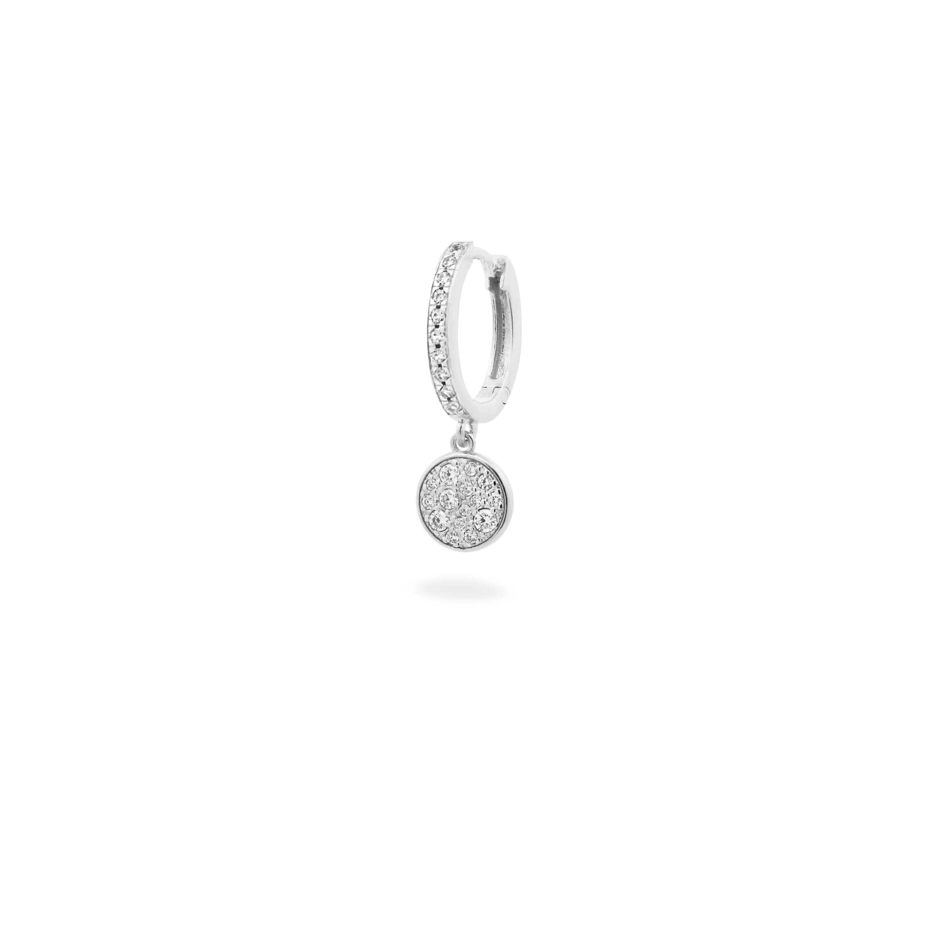 Mono-orecchino Hoop Pavè Cerchio Small - Stardust Ten