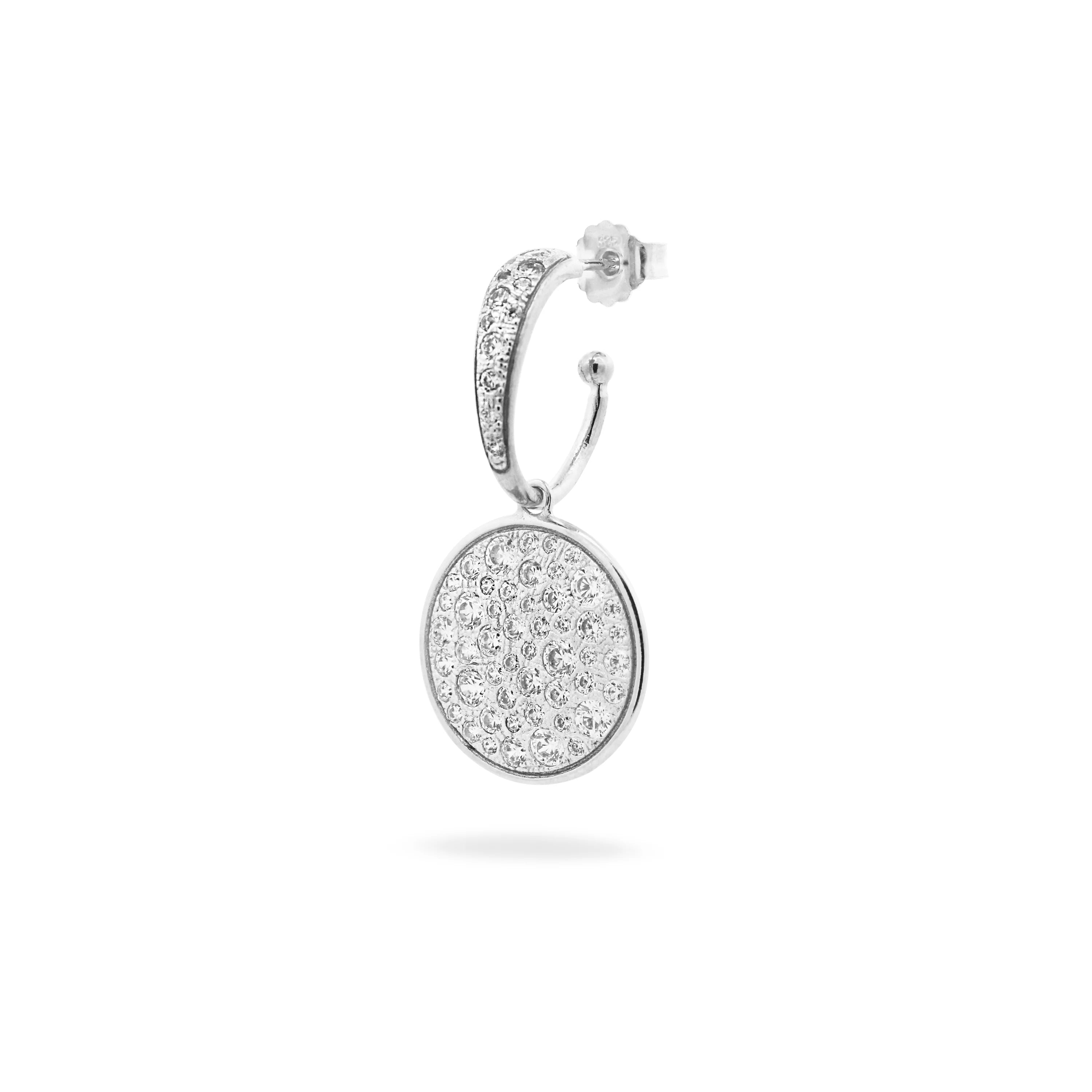 Mono-orecchino Hoop Pavè Cerchio - Stardust Ten