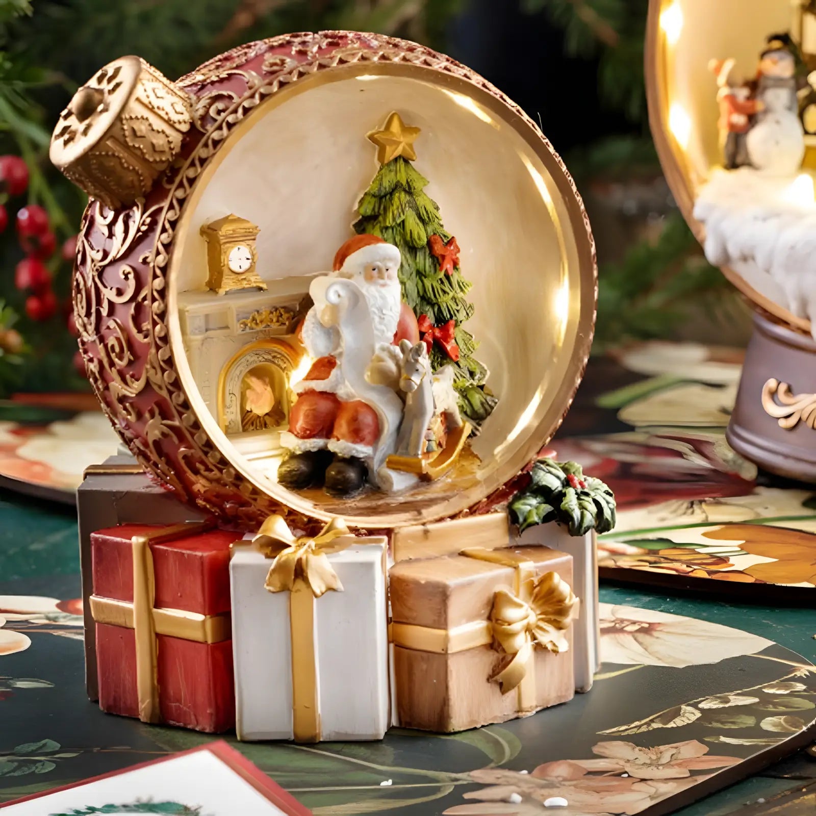 Sfera di Natale con Luce - Ø14 H.17 CM - Prestige X'Mas