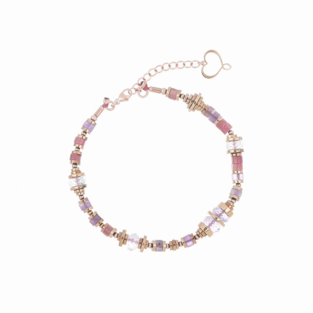 Bracciale Pieno Dèco Rosa