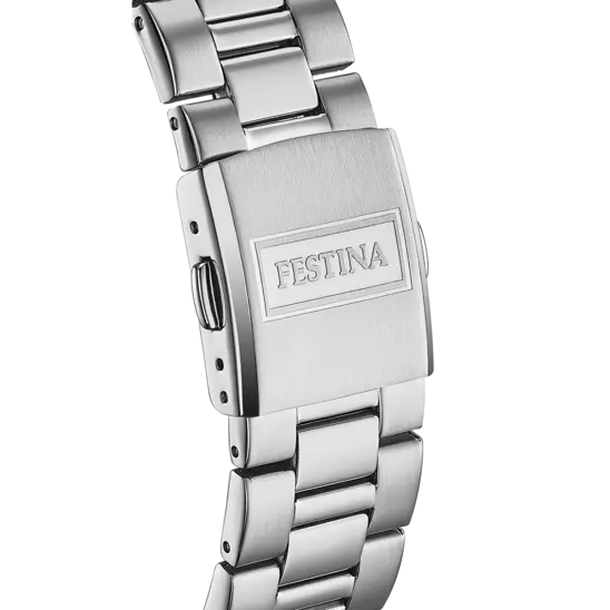 Orologio Festina Classics F16374/9 Argento con Cinturino in Acciaio, Uomo