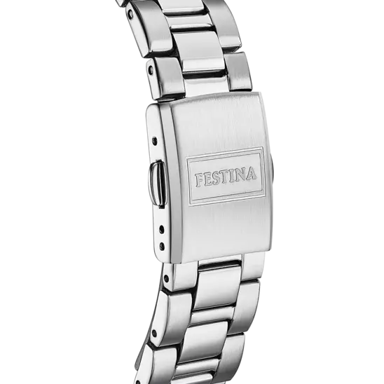 Orologio Festina Classics F16375/9 Argento con Cinturino in Acciaio, Donna