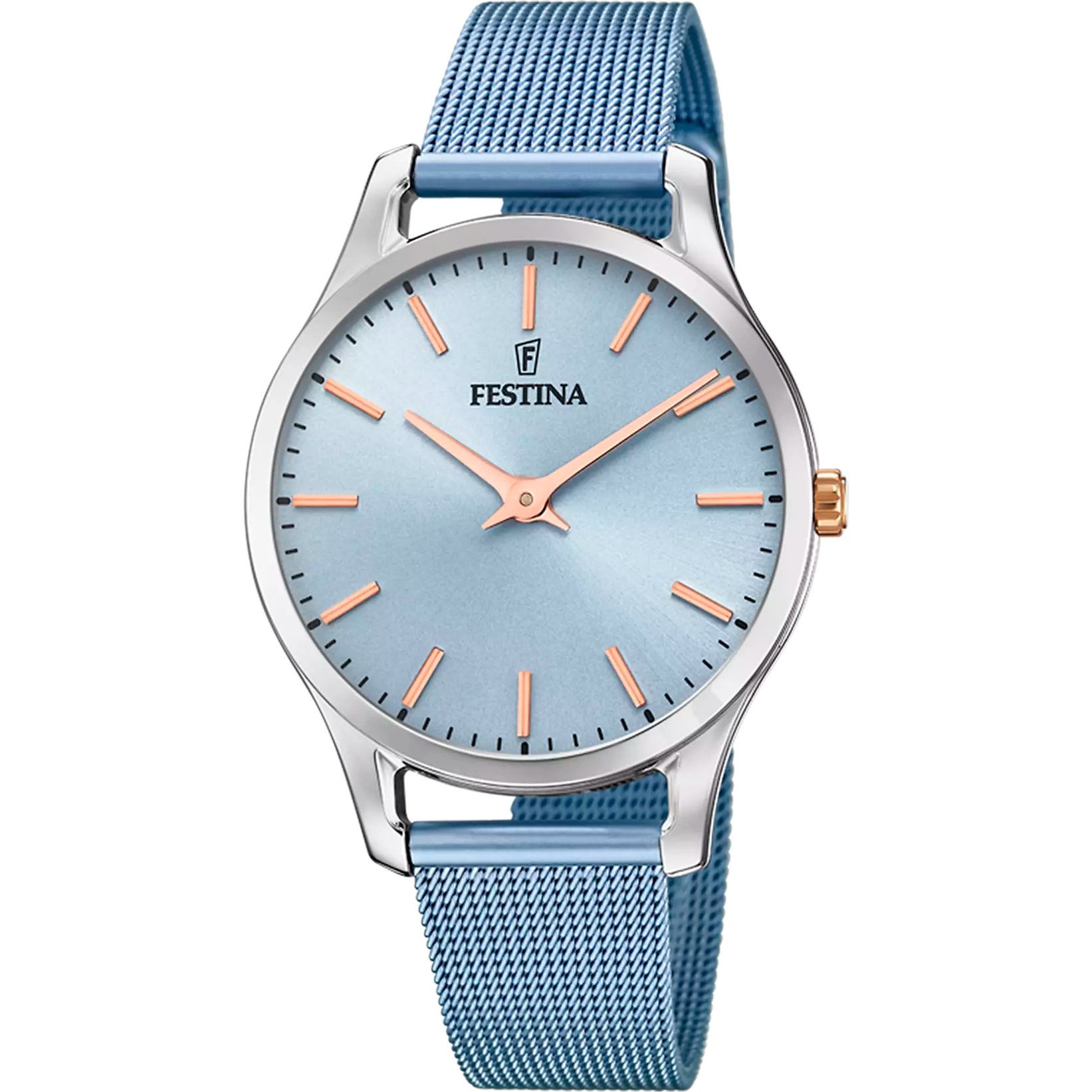 Orologio Festina Collezione Boyfriend F20506/2 Blu Cinturino in Acciaio, Donna