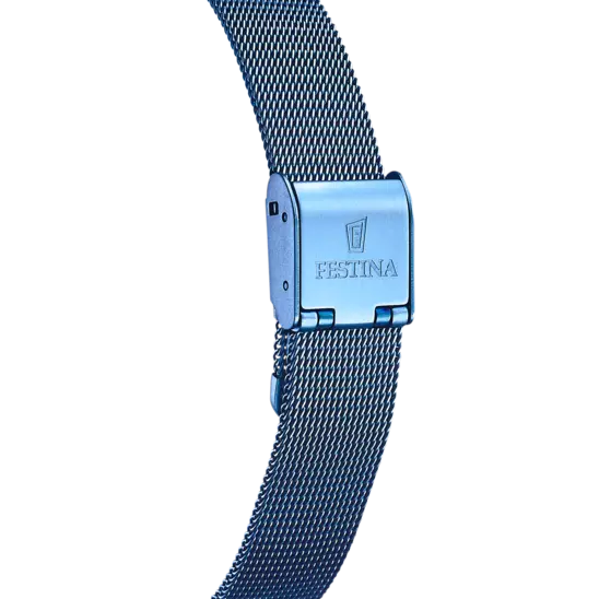 Orologio Festina Collezione Boyfriend F20506/2 Blu Cinturino in Acciaio, Donna