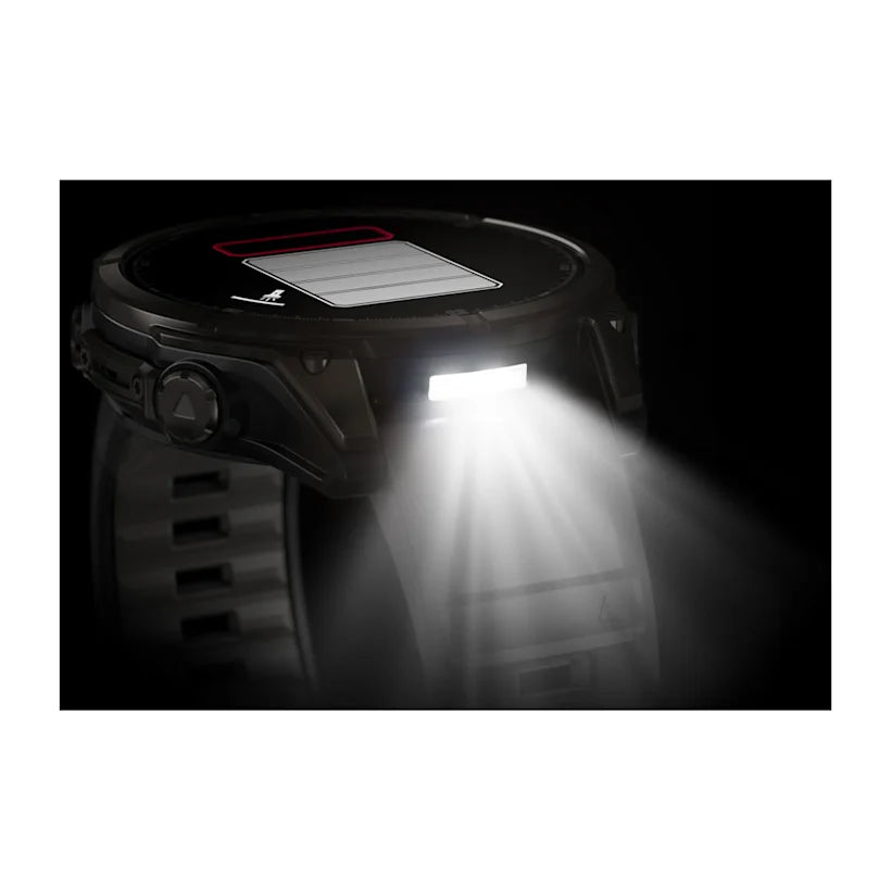 fēnix® 8 - 47 mm, AMOLED - Sapphire, Titanio, Carbon Gray DLC & Black