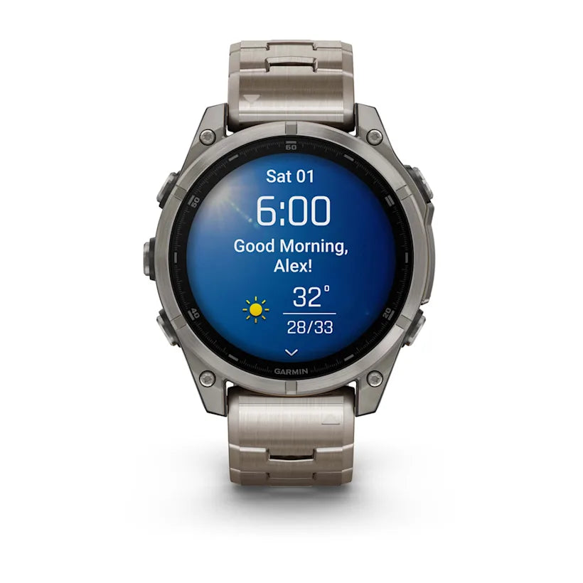 fēnix® 8 - 47 mm, AMOLED - Sapphire, Titanio con Titanio