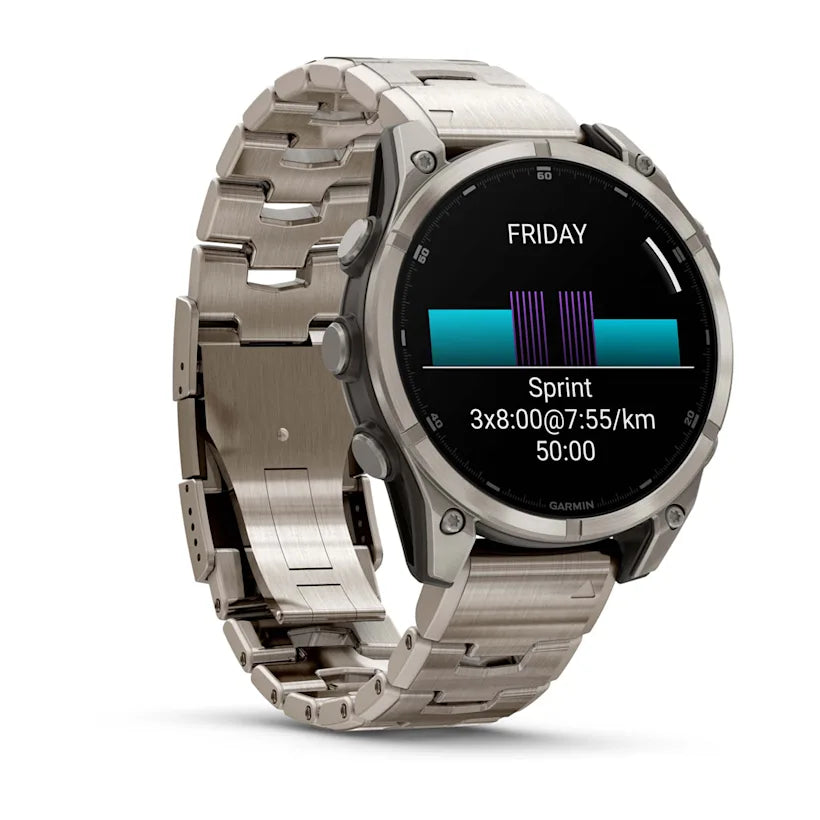fēnix® 8 - 47 mm, AMOLED - Sapphire, Titanio con Titanio