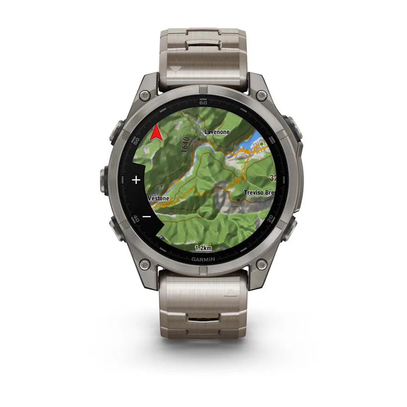 fēnix® 8 - 47 mm, AMOLED - Sapphire, Titanio con Titanio