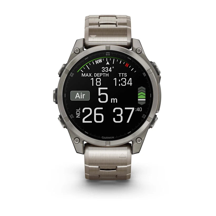 fēnix® 8 - 47 mm, AMOLED - Sapphire, Titanio con Titanio
