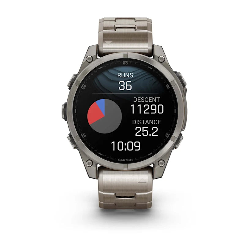 fēnix® 8 - 47 mm, AMOLED - Sapphire, Titanio con Titanio