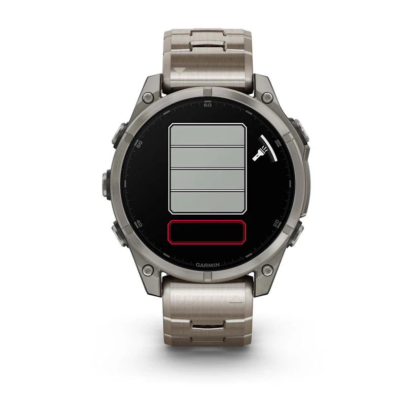 fēnix® 8 - 47 mm, AMOLED - Sapphire, Titanio con Titanio