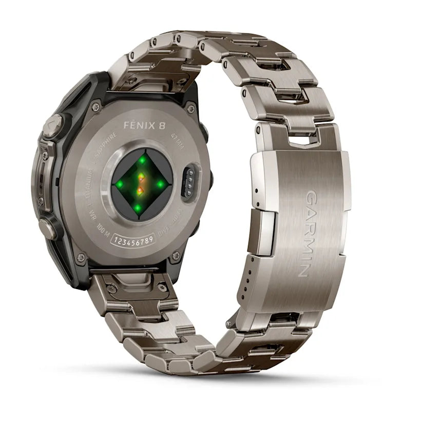fēnix® 8 - 47 mm, AMOLED - Sapphire, Titanio con Titanio