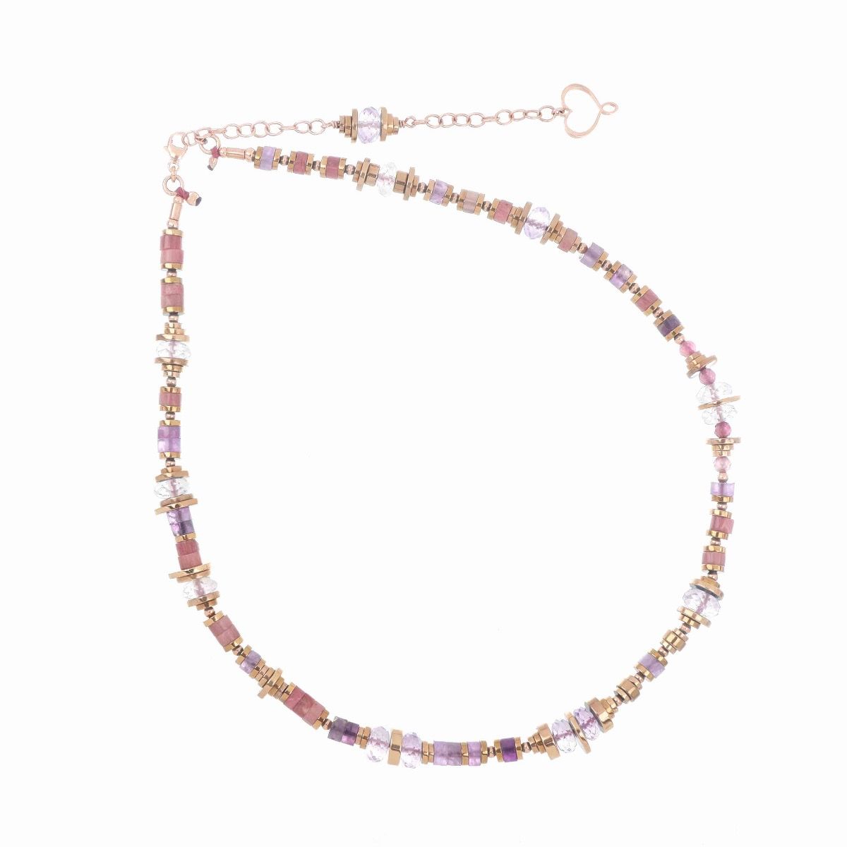 Girocollo Pieno Dèco Rosa