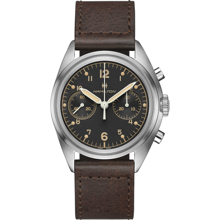Khaki Aviation Pilot Pioneer Mechanical Chrono - H76409530