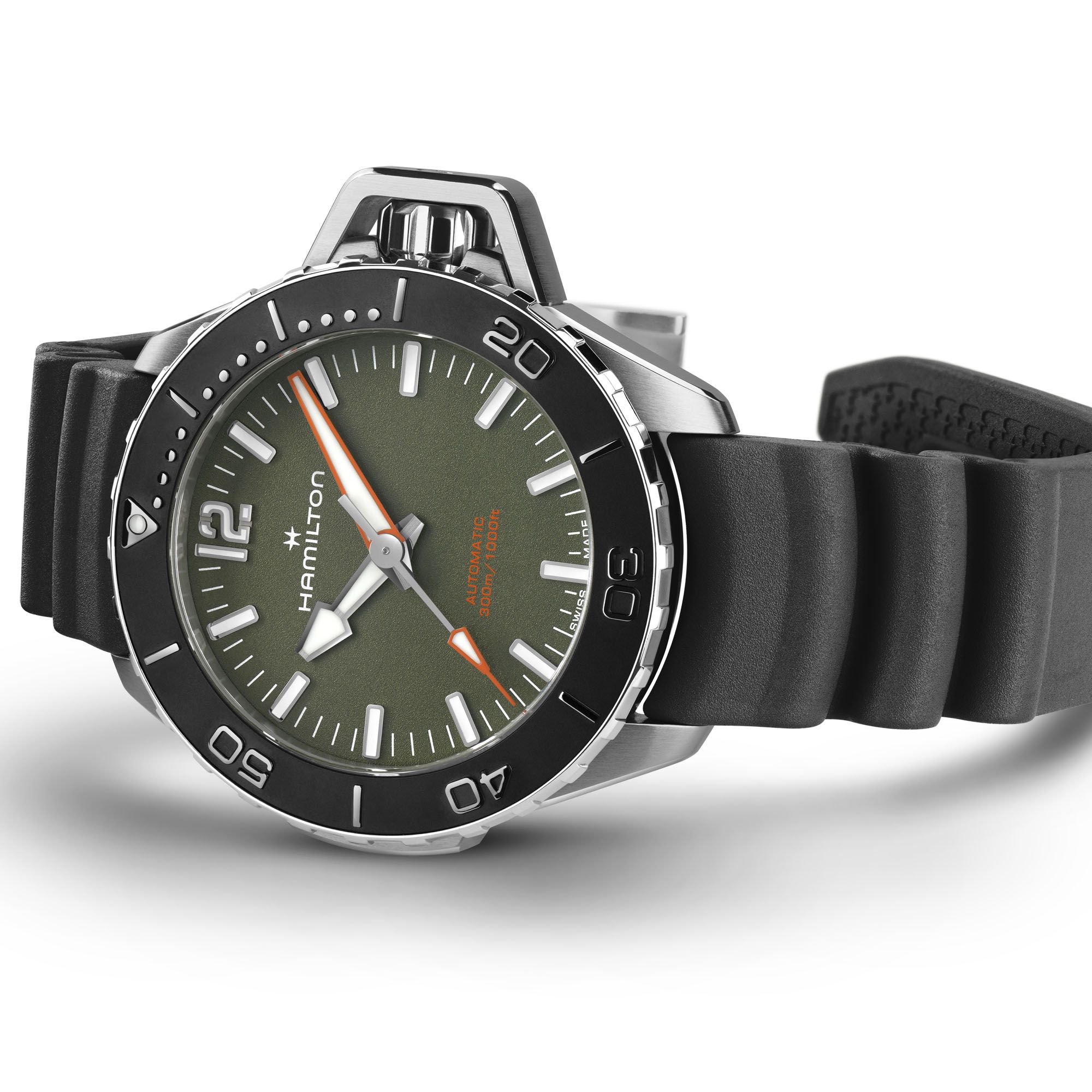 Khaki Navy Frogman Auto - Carica automatica - 41mm - H77455360