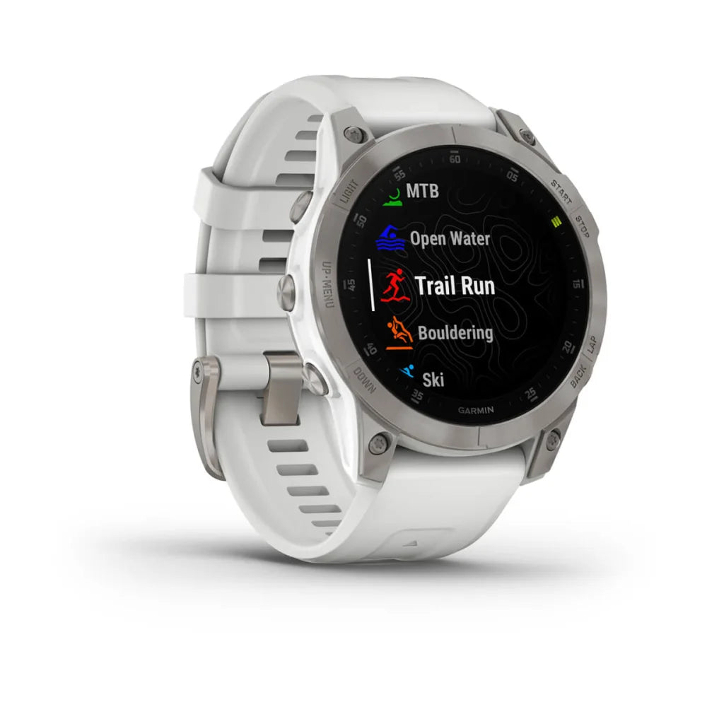 epix™ (Gen 2) - Sapphire Edition - 47 mm - Titanium con cinturino White