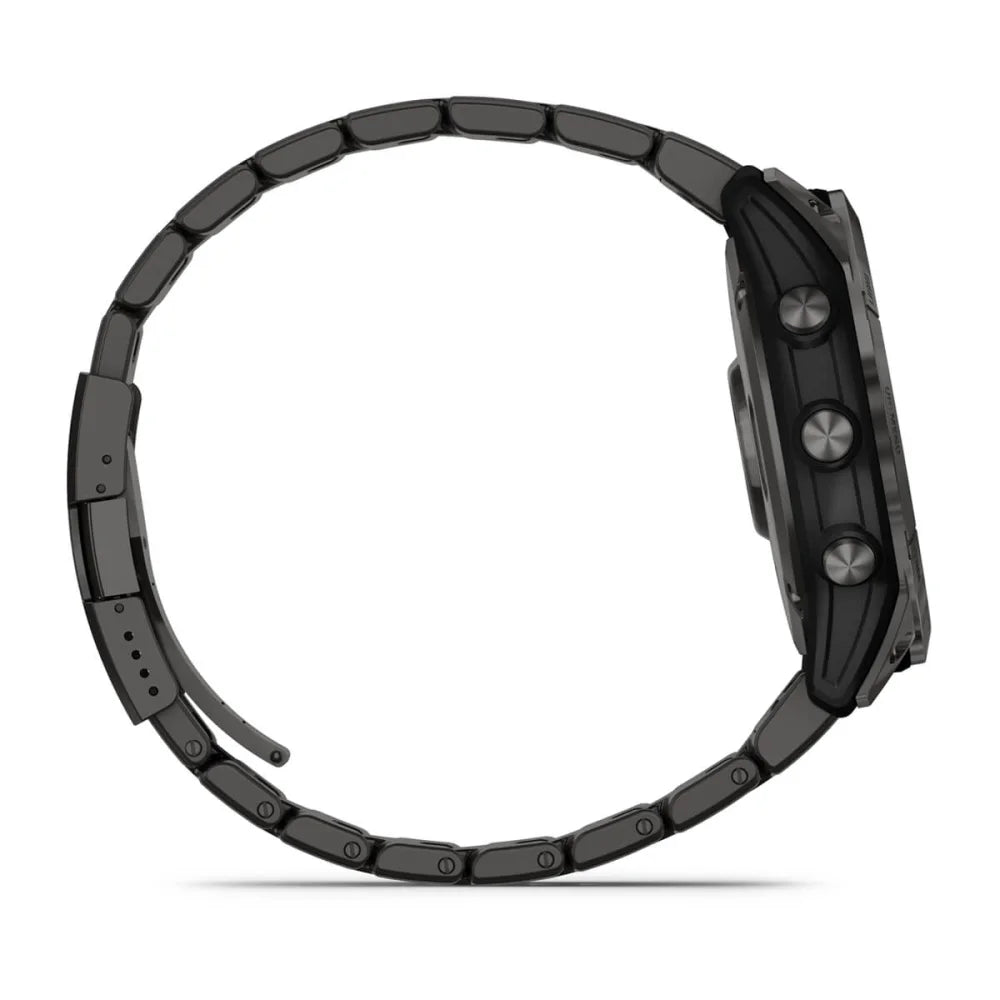 fēnix® 7X – Sapphire Solar Edition - 51mm - Titanium Carbon Grey DLC con bracciale Vented Titanium Carbon Grey DLC