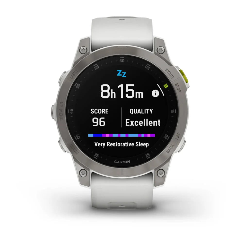 epix™ (Gen 2) - Sapphire Edition - 47 mm - Titanium con cinturino White