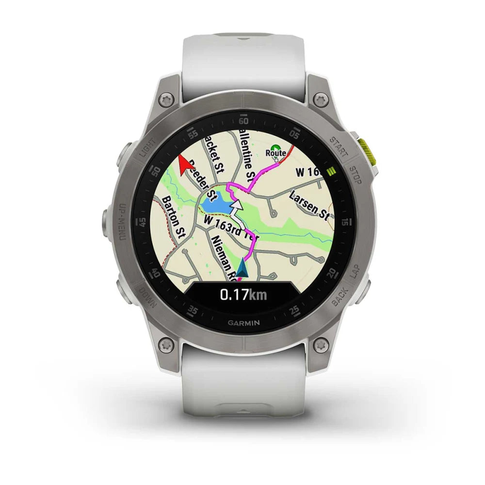 epix™ (Gen 2) - Sapphire Edition - 47 mm - Titanium con cinturino White