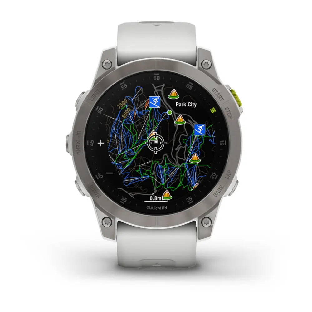 epix™ (Gen 2) - Sapphire Edition - 47 mm - Titanium con cinturino White