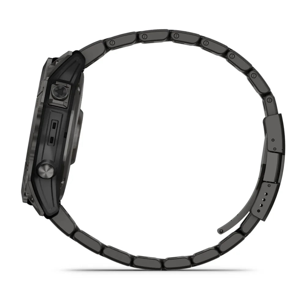 fēnix® 7X – Sapphire Solar Edition - 51mm - Titanium Carbon Grey DLC con bracciale Vented Titanium Carbon Grey DLC
