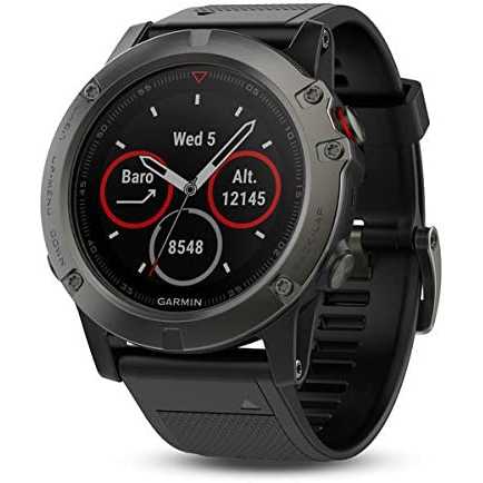 Garmin Fenix 5X Sapphire Bluetooth Nero, Grigio orologio sportivo 51