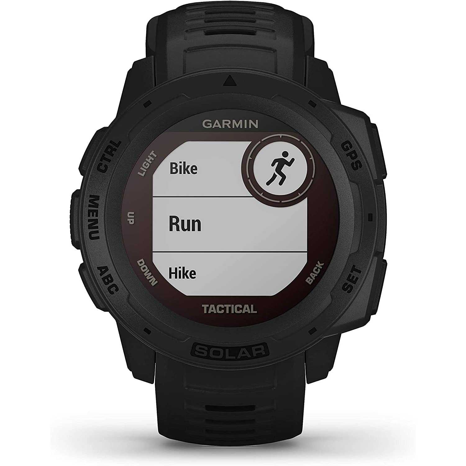 Garmin Instinct Solar Tactical- Smartwatch Gps Ultra-Resistente con Ricarica Solare, Cardio, App Multisport e Funzioni Tattiche, Nero Nero Instinct Tactical