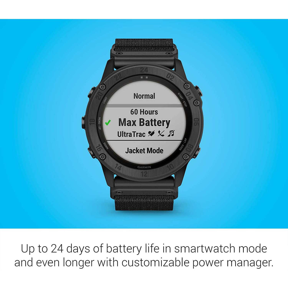 Garmin Tactix Delta Solar – Tactisch Horloge Met Zonne-energie, MIL-STD, Nachtzichtmodus, Kill-switch En Jumpmaster – Zwart