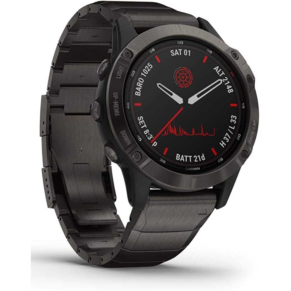 Garmin Fenix 6 PRO Solar Titanio 010-02410-23