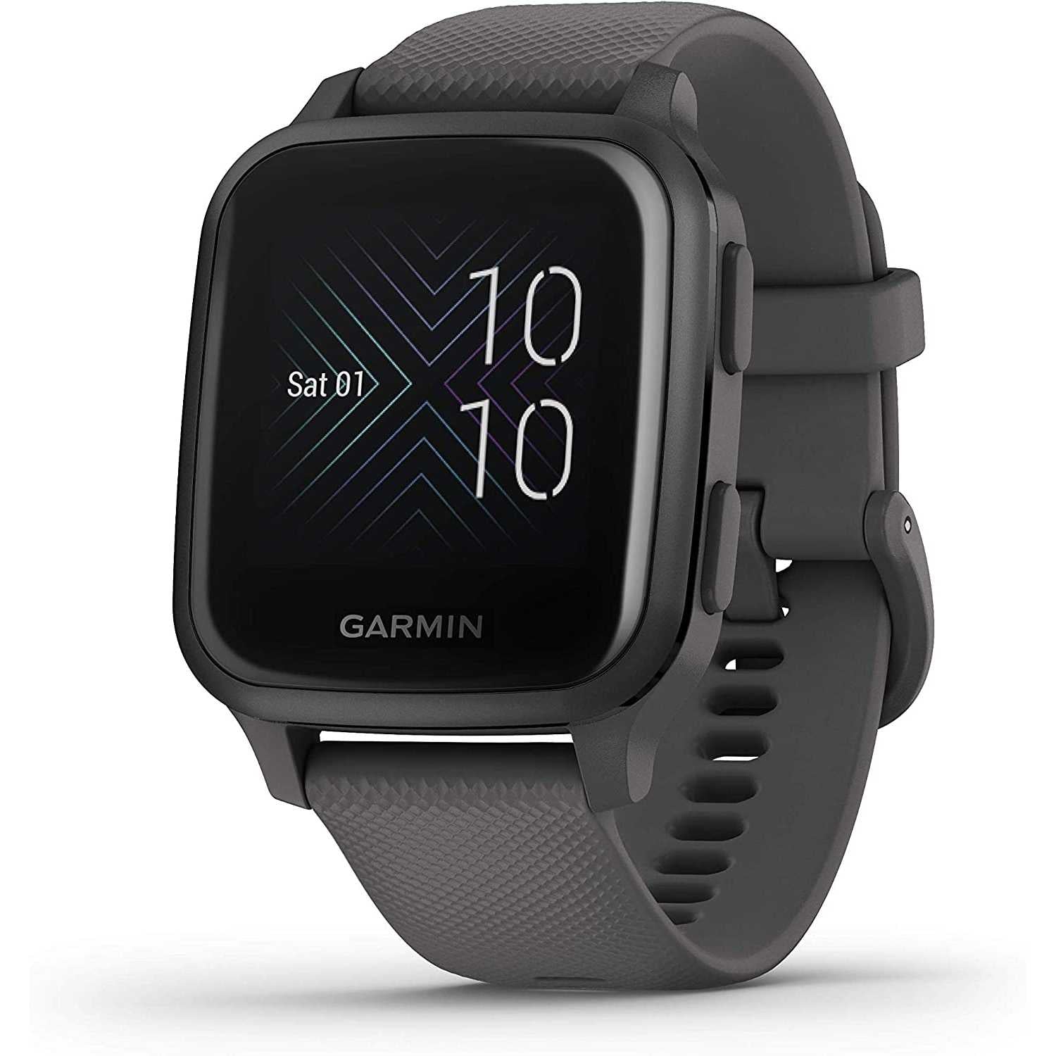 Garmin Venu Sq, Smartwatch GPS Sport con Monitoraggio della Salute e Garmin Pay, Grigio (Ardesia/Grigio), Schermo1.3" (33,1 mm) diagonale Venu Sq Shadow & Slate