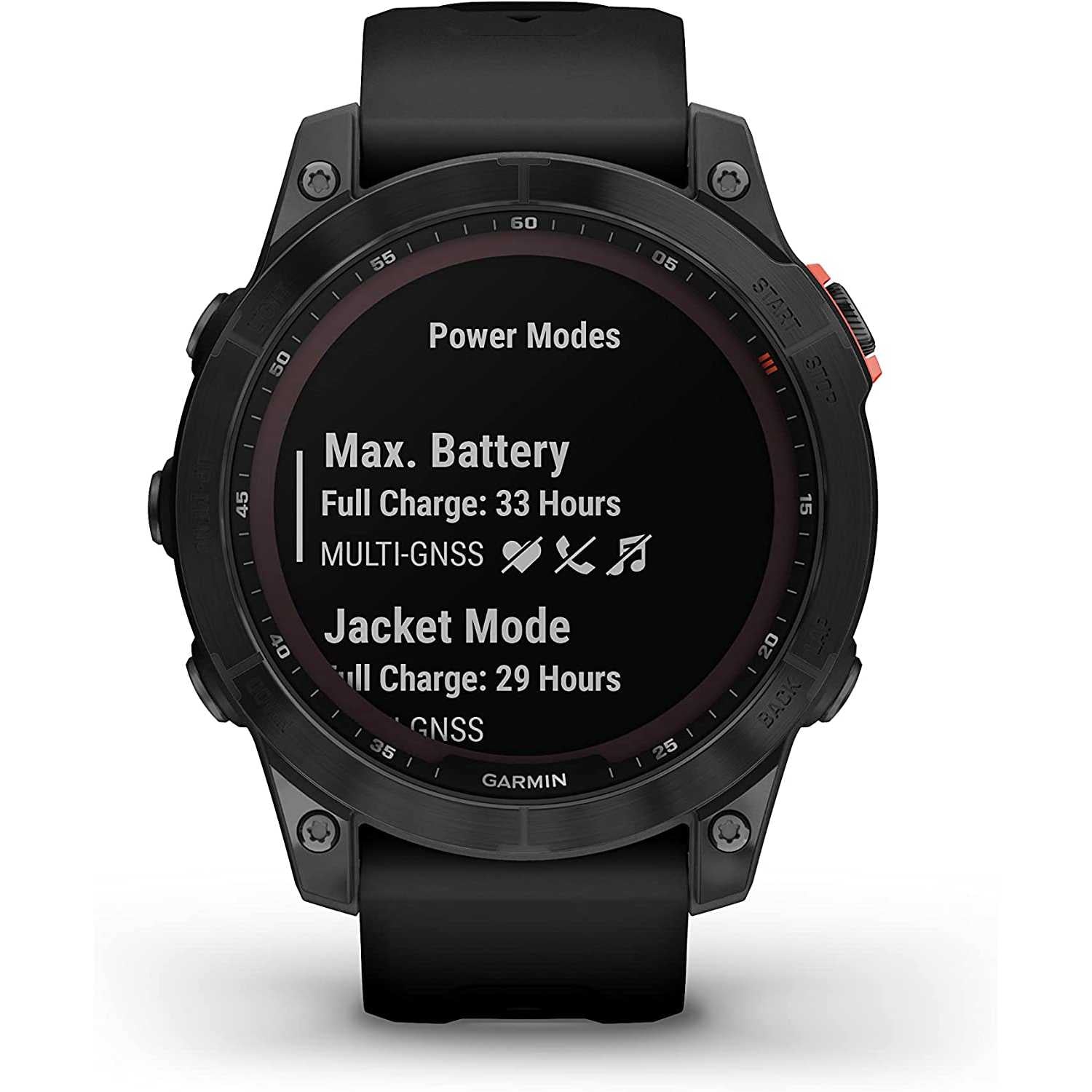 Garmin fēnix 7 Solar, Smartwatch con ricarica solare, 47mm, Display 1,3", Touchscreen, +30 Sport, GNSS multi-band, Cardio, SpO2, Mappe, Musica, Garmin Pay, Autonomia 22 giorni (Slate Gray & Black) fēnix 7 Solar 47 mm Slate Gray & Black