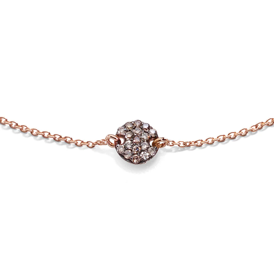 Small Brown Diamonds - Bracciale in Oro Rosa 18 KT e Diamanti