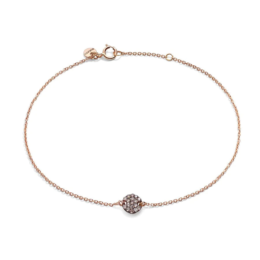 Small Brown Diamonds - Bracciale in Oro Rosa 18 KT e Diamanti