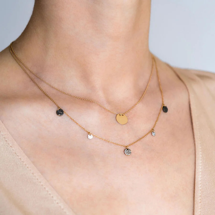 Paillette - Collana in Oro Rosa 18 KT
