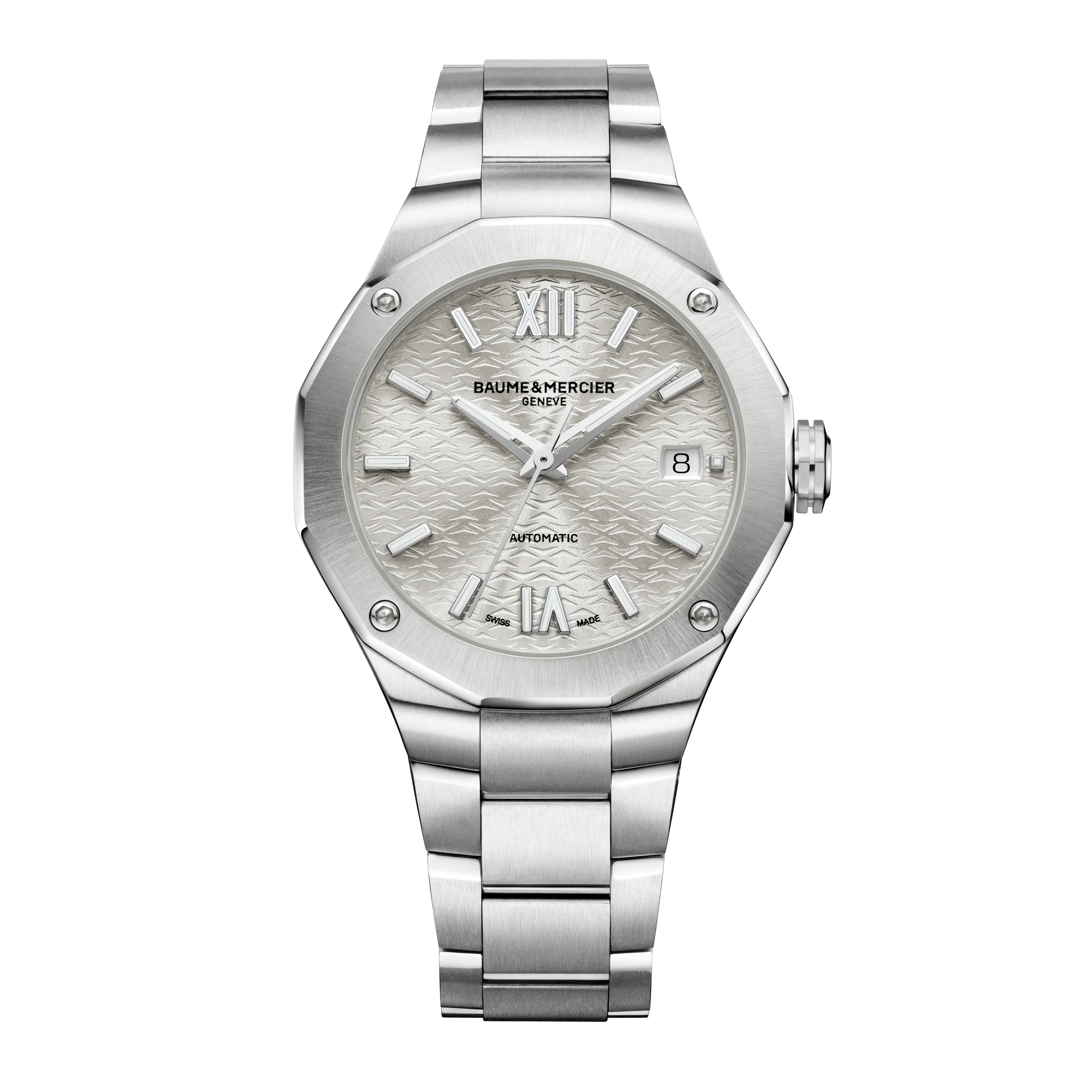 Riviera 10615 - Orologio automatico, datario - 36 mm