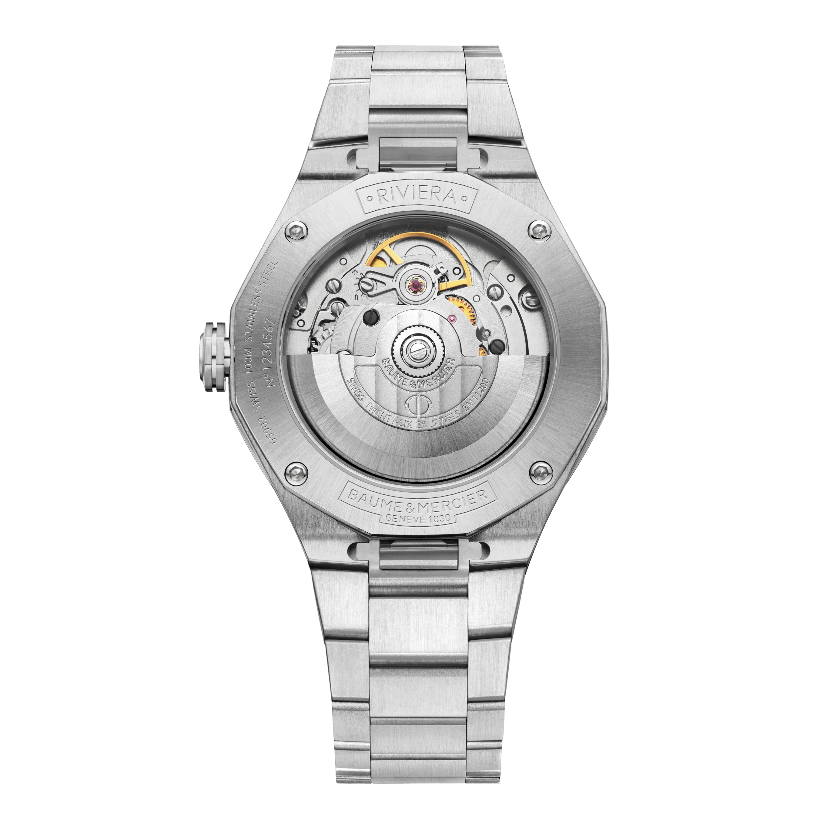 Riviera 10615 - Orologio automatico, datario - 36 mm