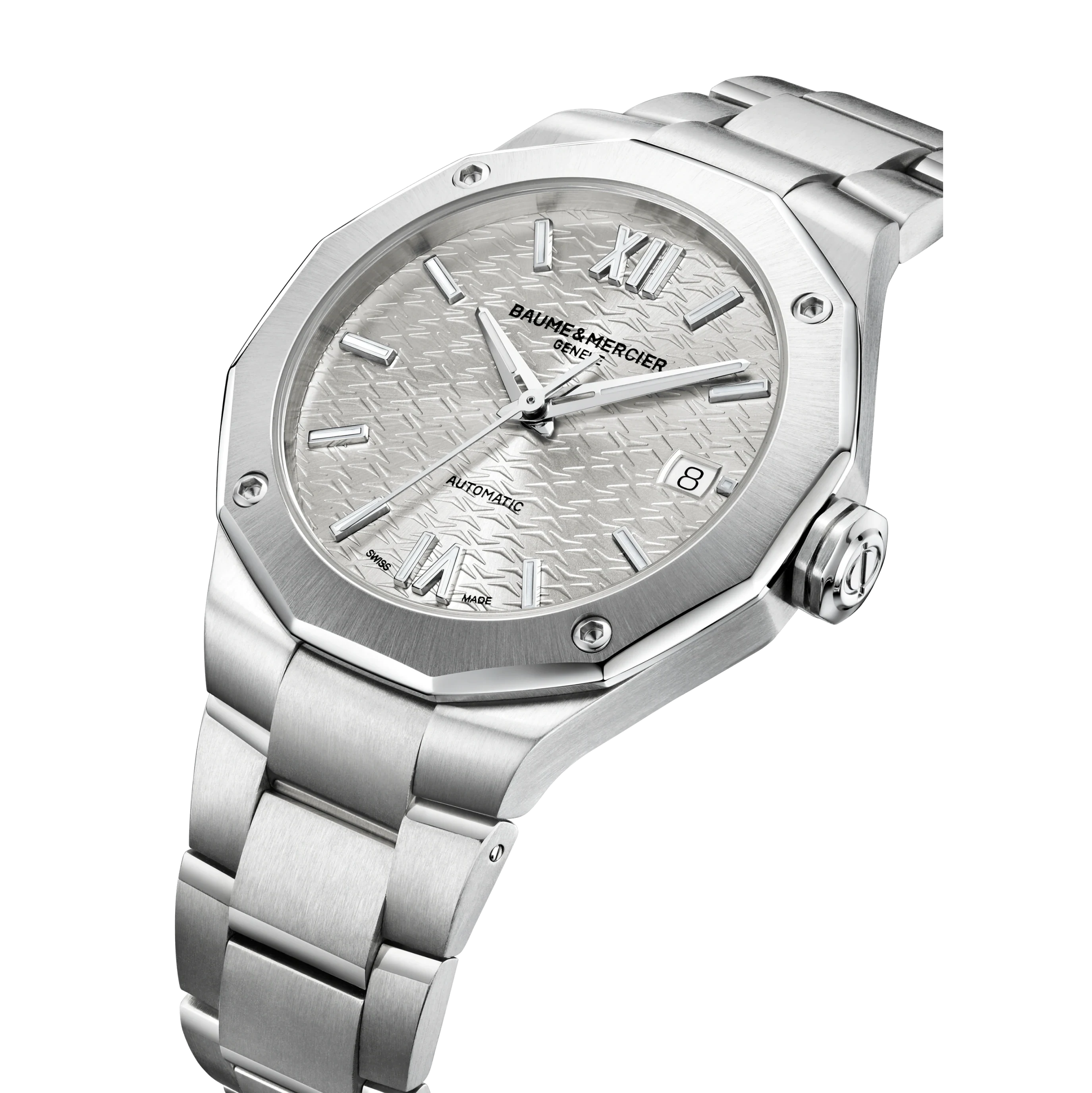 Riviera 10615 - Orologio automatico, datario - 36 mm