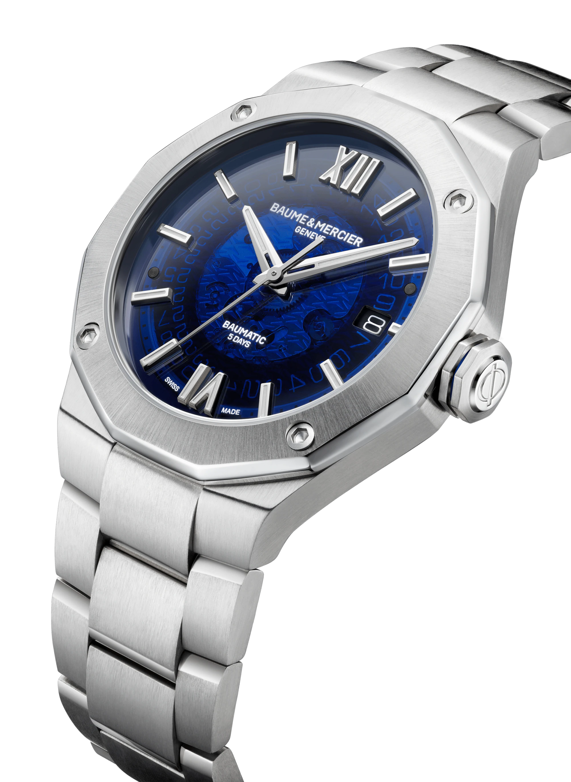 Riviera 10616 - Orologio automatico, datario - 42mm