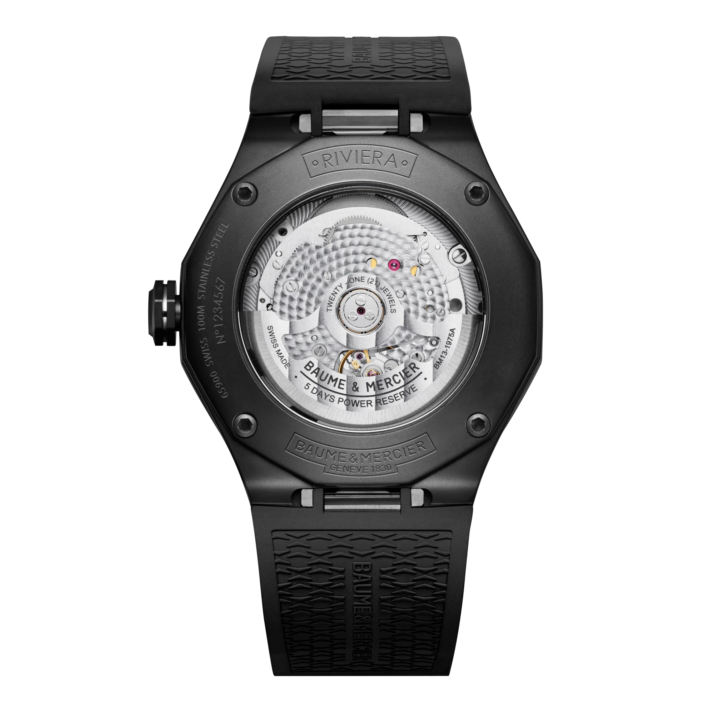 Riviera 10617 - Orologio automatico, datario - 42mm