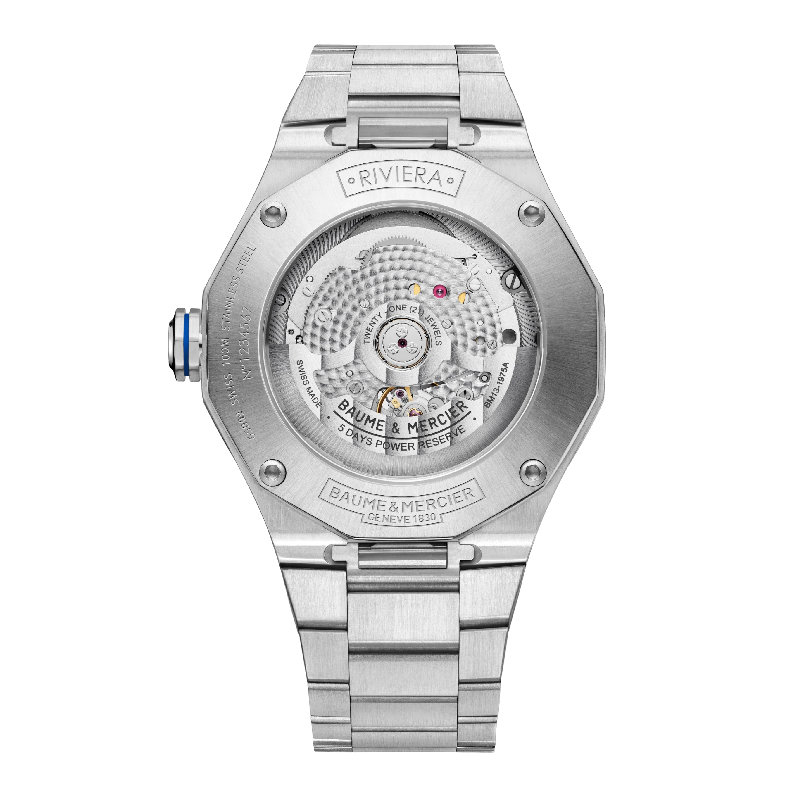 Riviera 10616 - Orologio automatico, datario - 42mm