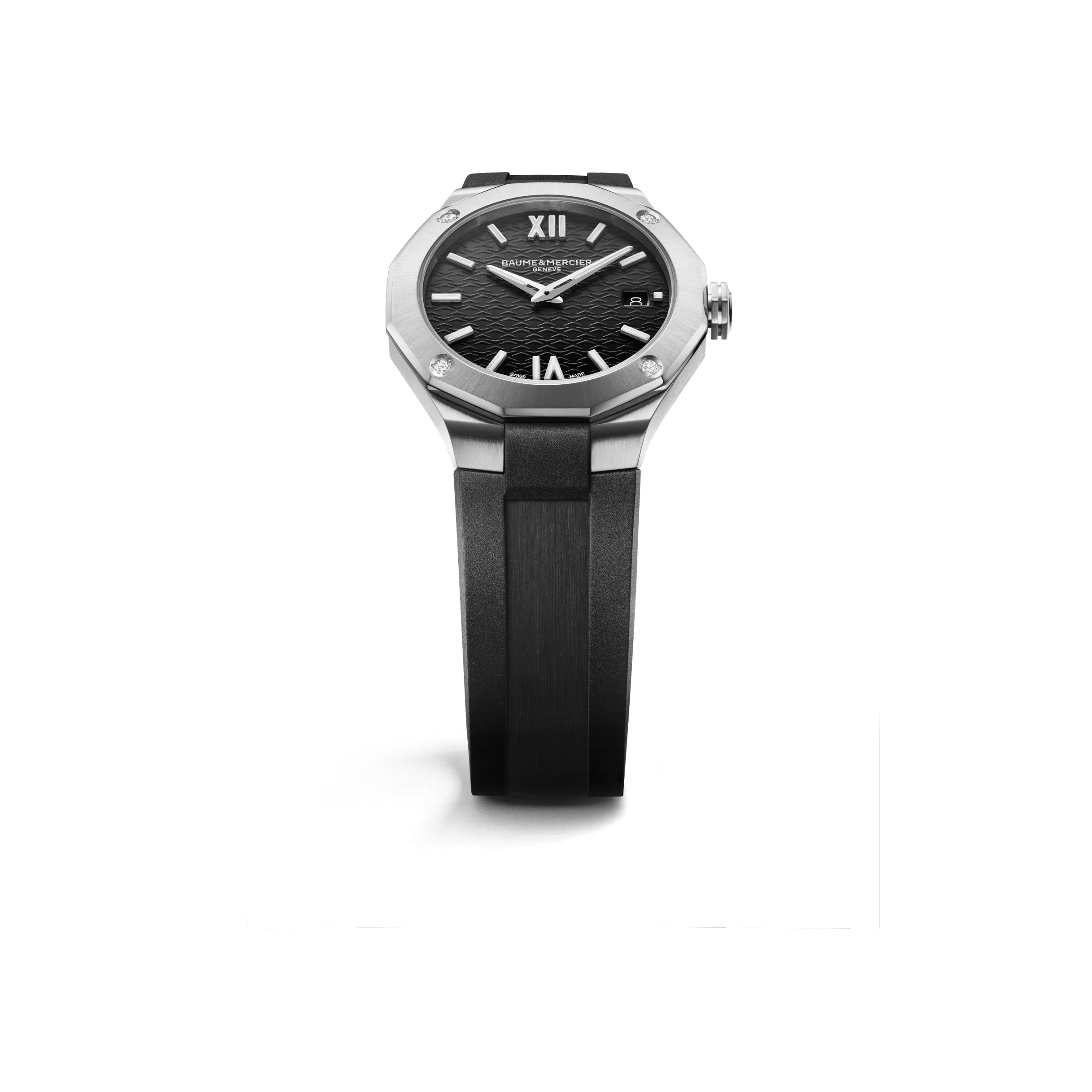 Riviera 10613 - Orologio al quarzo, datario, diamanti - 36 mm