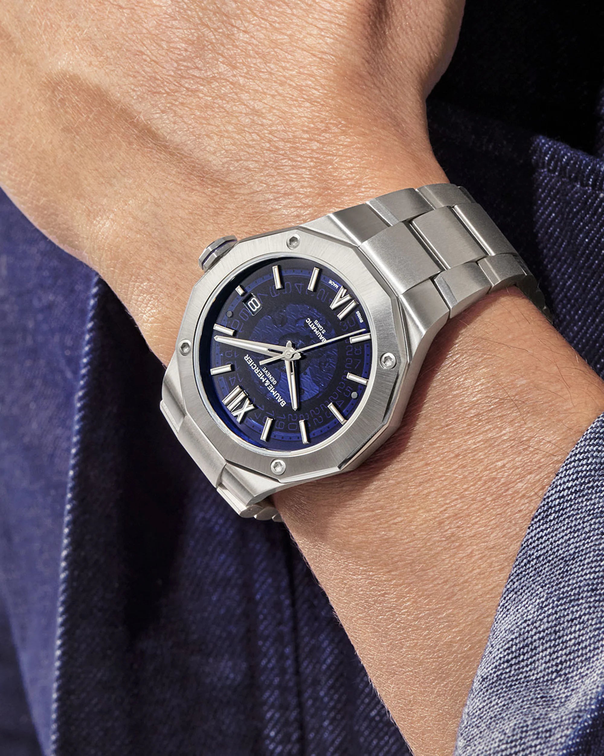 Riviera 10616 - Orologio automatico, datario - 42mm