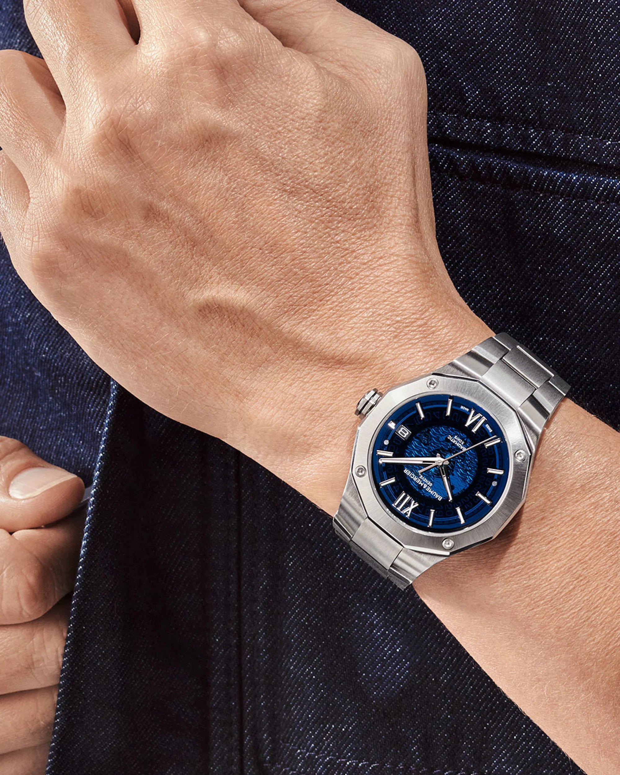 Riviera 10616 - Orologio automatico, datario - 42mm