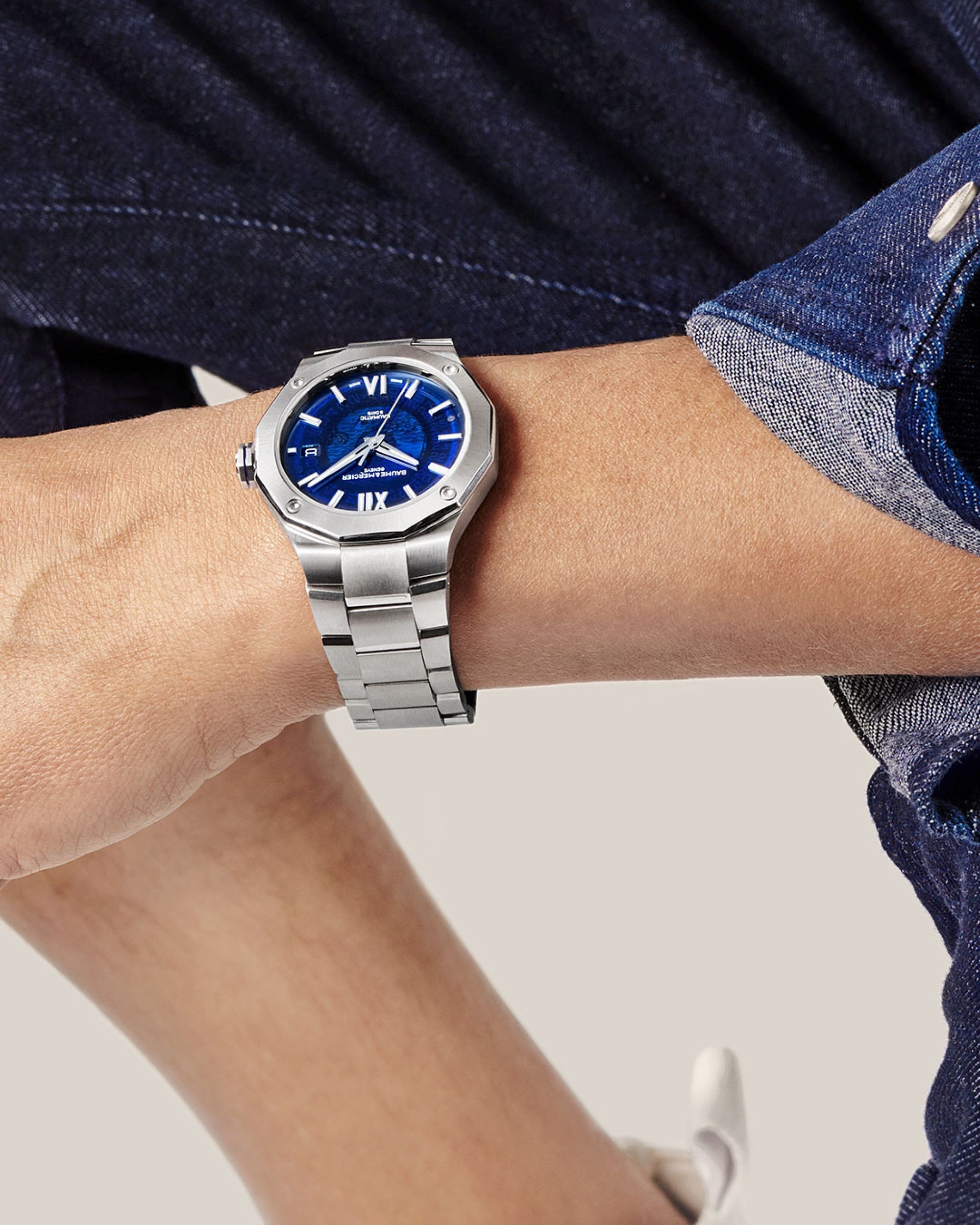 Riviera 10616 - Orologio automatico, datario - 42mm